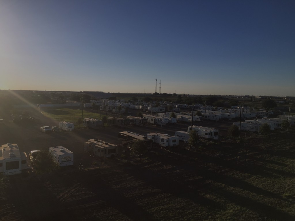 stanley rv park midland tx - sunrise view