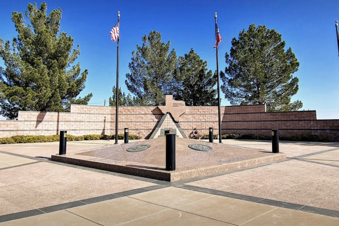 The Permian Basin Vietnam Veterans Memorial near Stanley RV Park