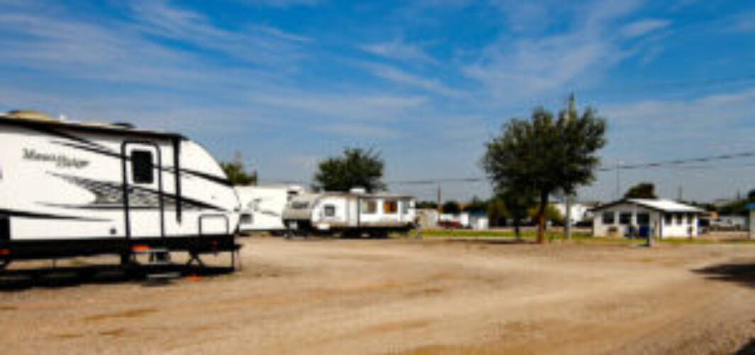 Campsites at Stanley RV Park in Midland Texas