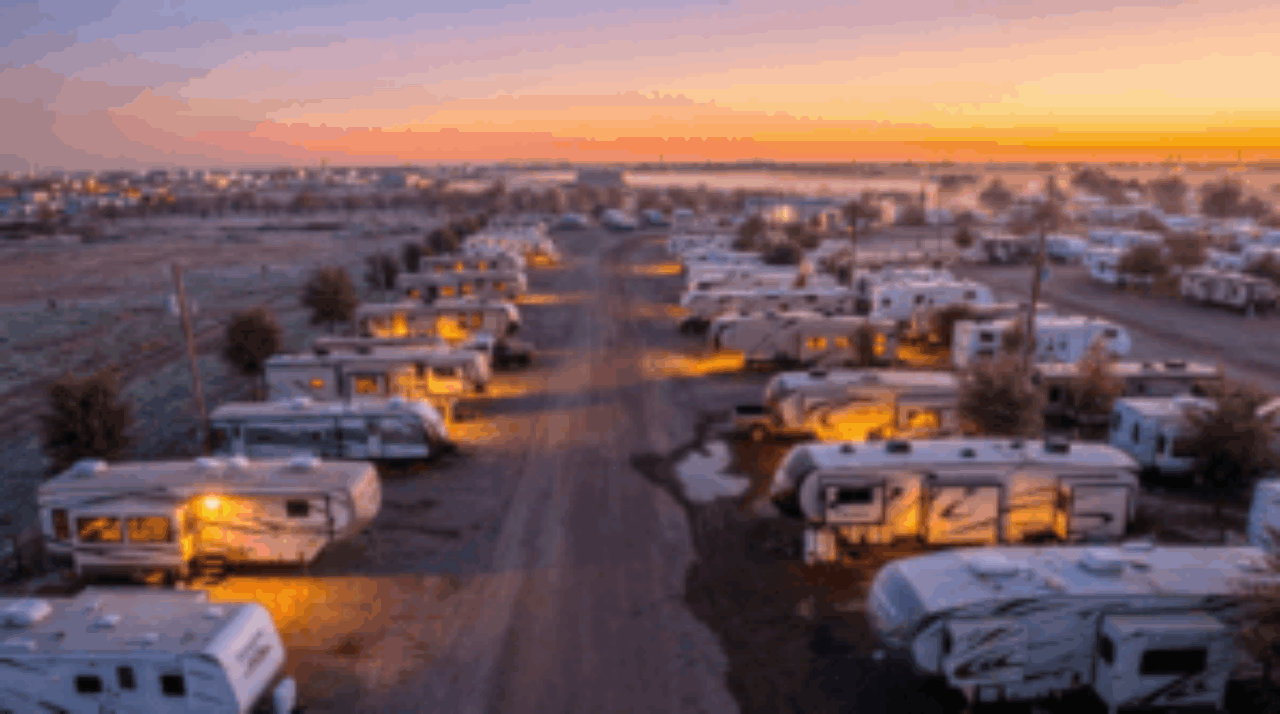 Winter RV Living in Stanley RV Park in Midland, TX